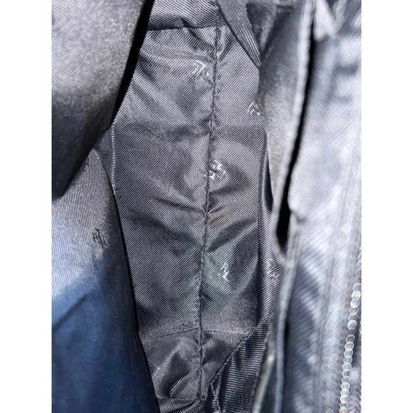 RL RALPH LAUREN Black Nylon Hobo Tote Bag - Picture 4 of 14